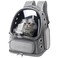 YUNLINLI Cat Backpack Carrier Breathable Cat Bubble Backpack Large Space Cat Carrier Backpack for Kitty Small Dog Foldable Airline Approved Cats Backpack Transparent Pet Travel Backpack Up to 20 lbs G
