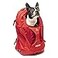 Kurgo GTrain Dog Carrier Backpack Comfortable Travel Bag for Pets Up to 25 lbs Waterproof Bottom MultiCompartment Pack Dog Hiking Gear Rugged Adventure Backpack Red