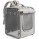 Petseek Cat Backpack Carrier Large Pet Backpack Carrier 17lbs LoadBearing Ventilated Design Dog Backpack Carrier for Small Dogs Sturdy Cat Bubble Backpack for Travel Hiking Outdoor Use Grey