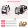 Lekebobor Large Cat Backpack Carrier Expandable Foldable Pet Carrier Backpack for Small Dogs Puppy Medium Cats Fit Up to 18 Lbs for Travel HikingPink