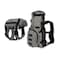 K9 Sport Sack WalkOn XSmall Shark Skin Gray Ideal for Dogs with 912 Back Length Lightweight Packable BackpackStyle Carrier Includes Compatible Harness Storage Bag