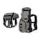 K9 Sport Sack WalkOn XSmall Shark Skin Gray Ideal for Dogs with 912 Back Length Lightweight Packable BackpackStyle Carrier Includes Compatible Harness Storage Bag