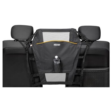 Kurgo Backseat Barrier for Dogs Prevents Distracted Driving Mesh Top for Visibility Fits Cars with Fixed or Removable Headrests Low Profile Design Easy to Install Remove