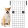 KOOLTAIL Dog Car Barrier Front Seat Pet Vehicle Barriers Adjustable SteelSafety Guaranteed Dogs and Passengers for CarsSUVs for Small and Medium Dogs