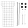 KOOLTAIL Dog Car Barrier Front Seat Pet Vehicle Barriers Adjustable SteelSafety Guaranteed Dogs and Passengers for CarsSUVs for Small and Medium Dogs
