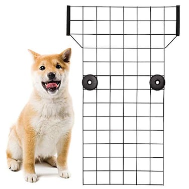 KOOLTAIL Dog Car Barrier Front Seat Pet Vehicle Barriers Adjustable SteelSafety Guaranteed Dogs and Passengers for CarsSUVs for Small and Medium Dogs