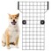 KOOLTAIL Dog Car Barrier Front Seat Pet Vehicle Barriers Adjustable SteelSafety Guaranteed Dogs and Passengers for CarsSUVs for Small and Medium Dogs