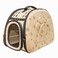 PetLike Airline Approved Pet Carrier Soft Sided Collapsible Travel Bag for Cats Small Dogs Beige Smooth