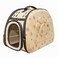 PetLike Airline Approved Pet Carrier Soft Sided Collapsible Travel Bag for Cats Small Dogs Beige Smooth