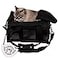 Sherpa Original Deluxe Travel Pet Carrier Airline Approved Black Lattice Small
