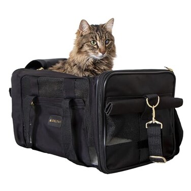 Sherpa Delta Airlines Travel Pet Carrier Airline Approved Black Medium