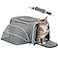 Petsfit Small Cat Carrier Soft Airline Approved Expandable Carrier for Kitten Puppy Bunny 16X10X9