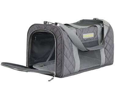 rocketrex rocket rex Dog Carrier Airline Approved SoftSided Cat Carrier Pet Carrier Everyday Use Car Plane Travel Collapsible Rigid Frame for Easy Storage