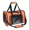 NextFri Soft Sided Carrier for Small Medium Cats DogsRemovable Pad Collapsible Travel Pet Carrier Large Orange