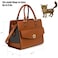 Minsong Stylish Pet Carrier Purse Leather Bag for Small Dogs Cats PuppyAirline Approved SoftSided Carriers