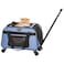 Petsfit Pet Carrier with Wheels Rolling Cat Carrier for Small Cats Airline Approved Pet Carrier with Telescopic Handle Perfect for Travelling Under 13lbBlue