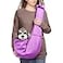 AOFOOK Dog Cat Sling Carrier Adjustable Padded Shoulder Strap with Large Zipper Pocket Mesh Pocket for Outdoor Travel