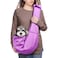 AOFOOK Dog Cat Sling Carrier Adjustable Padded Shoulder Strap with Large Zipper Pocket Mesh Pocket for Outdoor Travel