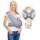 AnccoPlus Dog Carriers for Small Dogs Front Facing Small Dog Carrier Hands Free Pet Carrier Size Adjustable Cat Carriers Reducing Back Pain Safe Soft Cotton Cat Sling Regular Heather Gray