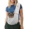 Tomkas Small Dog Sling Carrier Cat Sling Carrier Zipper Pocket Adjustable Strap for 310 lbs PetsGray Puppy