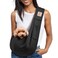 Tomkas Small Dog Sling Carrier Classic Pocket Classic Strap Wrap Carrier for 310 lbs PetsBlack