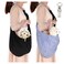Lynkaye Small Dog Cat Travel Bag Hands Free Pet Carrier with Adjustable Strap Stainless Steel ID Barrel Black Up to 12 lbs