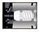 Exo Terra Nano Plastic Canopy for PT2601Black Outer Polish Chrome Inner