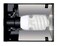 Exo Terra Nano Plastic Canopy for PT2601Black Outer Polish Chrome Inner