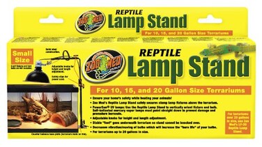 Zoo Med Reptile Lamp Stand Black Small