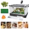 RunDuck Foldable Reptile Terrariums Kits with Plant Feeding Bowl Carpet Easy to Carry Easy to Move with Wheels HeatResistant Material Suitable for Lizard Tortoise Leopard Gecko Black