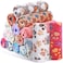 Chumia 18 Pcs Fleece Puppy Blanket Bulk Soft Warm Pet Blanket with Paw Bone Star Elephant Dot Heart Printed Fluffy Throw Bed Mat for Small Medium Dog Cat Kitten Animals23 x 16 Inch Sweet