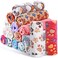 Chumia 18 Pcs Fleece Puppy Blanket Bulk Soft Warm Pet Blanket with Paw Bone Star Elephant Dot Heart Printed Fluffy Throw Bed Mat for Small Medium Dog Cat Kitten Animals23 x 16 Inch Sweet