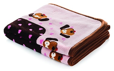 Snuggle Puppy Blanket for Pets Cozy Dog Blanket for Small Dogs Machine Washable Dog Blanket