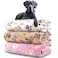 NXDZI Dog Blankets for Medium Large Dogs 3 Pack Dog Blanket Washable 41 x 31 Fuzzy Soft Pet Mat Throw Cover for Kennel Crate Bed Cute Paw Pattern Cat Blanket Blankets for Dogs Pet Blanket