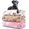 NXDZI Dog Blankets for Medium Large Dogs 3 Pack Dog Blanket Washable 41 x 31 Fuzzy Soft Pet Mat Throw Cover for Kennel Crate Bed Cute Paw Pattern Cat Blanket Blankets for Dogs Pet Blanket