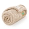 Luciphia Premium Fleece Pet Blanket for Small Medium Dogs Puppy Soft Sherpa Calming Cat Throw BlanketsBeige57x40 inches