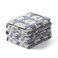 Luciphia 1 Pack 3 Blankets Super Soft Fluffy Premium Cute Elephant Pattern Pet Blanket Flannel Throw for Dog Puppy Cat Dark Grey Large41x31 inch