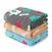 Luciphia 1 Pack 3 Blankets Fluffy Premium Fleece Pet Blanket Flannel Paw Printed Throw for Dog CatSmall 23x16 GreyBrownBlue