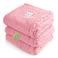 Luciphia 1 Pack 3 Calming Dog Blanket Fluffy Premium Fleece Pet Blankets Soft Sherpa Throw for Dogs Puppy Cat Pink Small 23 x16