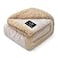 Luciphia Waterproof Pet Blanket Liquid Pee Proof Dog Blankets for Sofa Bed Couch Reversible Sherpa Fleece Furniture Protector Cover for Small Medium Large Dogs CatsBeigeThicken Medium57 x 40