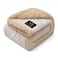 Luciphia Waterproof Pet Blanket Liquid Pee Proof Dog Blankets for Sofa Bed Couch Reversible Sherpa Fleece Furniture Protector Cover for Small Medium Large Dogs CatsBeigeThicken Medium57 x 40