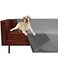 Ameritex Pet Bed Blanket Reversible 100 Waterproof Velvet Super Soft for Sofa and Bed 40x60 Inches Light GreyGrey