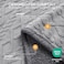 Luciphia Waterproof Pet Blanket Liquid Pee Proof Dog Blankets for Sofa Bed Couch Reversible Sherpa Fleece Furniture Protector Cover for Small Medium Large Dogs CatsLight Grey Small40 x 28