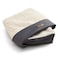 LE SURE XL Washable Dog Bed Cover Replacement Plush Fleece Cover for Orthopedic Egg Crate Foam Pet Mat 44x32x3 Inches Grey