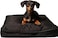 SELUGOVE Dog Bed Covers 36L 27W 3H Inch Washable Black Thickened Waterproof Oxford Fabric with Handles and Zipper Reusable Dog Bed Liner for Medium 5055 Lbs