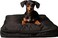 SELUGOVE Dog Bed Covers 36L 27W 3H Inch Washable Black Thickened Waterproof Oxford Fabric with Handles and Zipper Reusable Dog Bed Liner for Medium 5055 Lbs