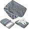 Moonsea Dog Bed Covers Soft Plush Replacement Washable Waterproof Pet Bed Liner Grey 36x27 Inches for DogCat Cover Only