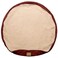 Floppy Dawg Universal Round Dog Bed Replacement Cover Removable and Machine Washable Cover for Donut and Round Beds Extra Large 43W Brown with Beige Top