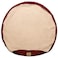Floppy Dawg Universal Round Dog Bed Replacement Cover Removable and Machine Washable Cover for Donut and Round Beds Extra Large 43W Brown with Beige Top