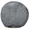 Floppy Dawg Universal Round Dog Bed Replacement Cover Removable and Machine Washable Cover for Donut and Round Beds Extra Large 43W Gray with Gray Top